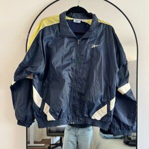 Vintage Reebok Women’s Medium Lightweight Windbreaker Jacket Full Zip